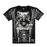 Rocksir 3d skull t shirts Men 2017 HOT SALE Fashion Brand Mens Casual 3D Printed T shirt Cotton Men Clothes tshirt plus size