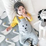 Lemonmiyu Toddler Cotton Bib Pants Animal Bear Baby Boy Girl Cartoon Bib Overalls Spring Autumn Casual Loose Infant Trousers Lemonmiyu Toddler Cotton Bib Pants Animal Bear Baby Boy Girl Cartoon Bib Overalls Spring Autumn Casual Loose Infant Trousers