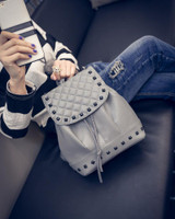 Lemon Kitten Women Pu Rivet Backpack Shoulder Bag For Women Teenage Girl Rucksack Students School Bag Women Backpack
