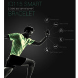 LEMDIOE ID115 Bluetooth 4.0 Smart Band Wristband Smartband Bracelet For Android IOS Phone PK Xiaomi Band 2