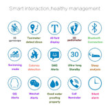 LEMDIOE E07S Bluetooth 4.0 Smart Band Sports Smart Bracelet Pedometer Swimming Mode Smartband for Android iOS