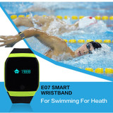 LEMDIOE E07S Bluetooth 4.0 Smart Band Sports Smart Bracelet Pedometer Swimming Mode Smartband for Android iOS