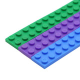 Legoingly 1M/4Pcs 2x32 Dots Small Nimuno Loops Plastic Tape Blocks Base Building Blocks DIY Baseplate Toys