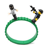Legoingly 1M/4Pcs 2x32 Dots Small Nimuno Loops Plastic Tape Blocks Base Building Blocks DIY Baseplate Toys
