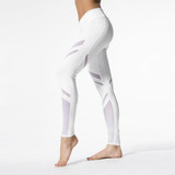 Legging Fitness White Striped Sportswear Women Sporting Leggings Workout Pants Clothing Elasticity Ropa Mujer