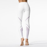 Legging Fitness White Striped Sportswear Women Sporting Leggings Workout Pants Clothing Elasticity Ropa Mujer