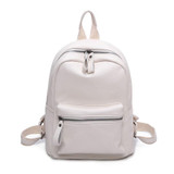 LEFTSIDE Women Backpack Casual PU Leather Ladies Feminine Backpacks For Teenage Girls School Bag Bagpack Black Schoolbag