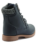 Girls Ankle Boots  - Navy