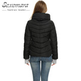 Girl Winter Zipper Jacket Women Parka Thicken Outerwear Anorak Women Down Parka Coats, Short Slim Design Cotton-padded Plus Size