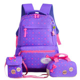Girl School Bags For Teenagers backpack set women shoulder travel bags 3 Pcs/Set rucksack mochila knapsack