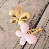 Girl Sequins Butterfly Barrettes Glitter BB Clip Hair Clips Kids Child Hairpin