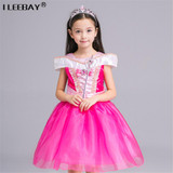 Girl Performance Dress Children Clothing Belle Princess Kids Aurora Sofia Sleeping Beauty Dress Girls Ball Gown Cosplay Costumes