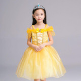 Girl Performance Dress Children Clothing Belle Princess Kids Aurora Sofia Sleeping Beauty Dress Girls Ball Gown Cosplay Costumes