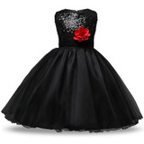 Girl Party Dress Summer 4-12 Princess Birthday Wedding Dress for Girls Dresses Kids Clothes Tutu Flower Dress Children Clothes