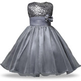 Girl Party Dress Summer 4-12 Princess Birthday Wedding Dress for Girls Dresses Kids Clothes Tutu Flower Dress Children Clothes