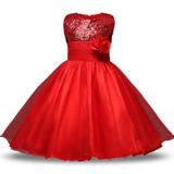 Girl Party Dress Summer 4-12 Princess Birthday Wedding Dress for Girls Dresses Kids Clothes Tutu Flower Dress Children Clothes
