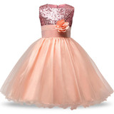 Girl Party Dress Summer 4-12 Princess Birthday Wedding Dress for Girls Dresses Kids Clothes Tutu Flower Dress Children Clothes