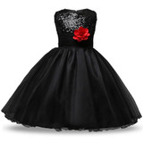 Girl Party Dress Summer 4-12 Princess Birthday Wedding Dress for Girls Dresses Kids Clothes Tutu Flower Dress Children Clothes