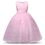 Girl party dress Christmas dress for girls summer formal flower girl dresses junior girls prom gown dresses baby clothes