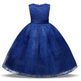 Girl party dress Christmas dress for girls summer formal flower girl dresses junior girls prom gown dresses baby clothes