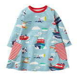 Girl Dresses Winter Kids Dress For Girls Flower Baby Girl Dresses Clothes Long Sleeve Beautiful Children Dresses Girls New 2017