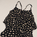 2016 Hot-Selling Baby Kids Girls One-piece Sleeveless Heart Dots Bib Playsuit Jumpsuit T-shirt Pants Outfit Clothes 2-7Y