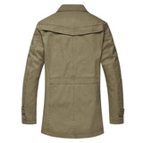 2016 Hot Sale Trench Coat Men Tops Autumn Style Single Breasted Trench Coat High Quality Cloth Long Mens Trench Jacket Coat