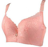 2016 Hot Sale New Style Lace Thin Style C D cup Women Vest Bra Comfortable Everyday Wear Push Up Brassiere 38 40 42 44 46 48 50