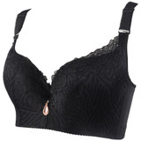 2016 Hot Sale New Style Lace Thin Style C D cup Women Vest Bra Comfortable Everyday Wear Push Up Brassiere 38 40 42 44 46 48 50
