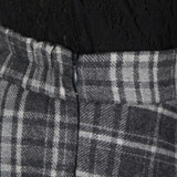 2016 Autumn Winter Women High Waist Plaid Ankle Length Long Skirts Plus size red Pleat Woolen Skirt Streetwear 6 Colors