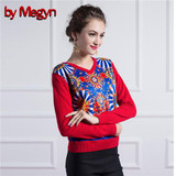 Autumn Winter Women Fashion Loose 2017 jumper pull female casual v-neck elastic knitted women Wool sweaters and pullovers