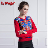 Autumn Winter Women Fashion Loose 2017 jumper pull female casual v-neck elastic knitted women Wool sweaters and pullovers