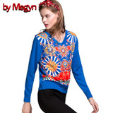 Autumn Winter Women Fashion Loose 2017 jumper pull female casual v-neck elastic knitted women Wool sweaters and pullovers