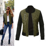 Autumn Winter Women Casual Basic Coats Long Sleeve Jacket Coat Thicken Outwear Bomber Jackets Abrigos Mujer  DW2