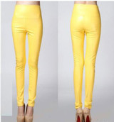 Autumn Winter PU Leather Pants Women High Waist Trousers Pantalon Femme Pantalones Mujer Leggings With Velvet C25