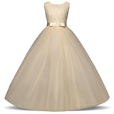 2018 Elegant Teenage Girl Party Dress For Kids Girls Dresses Formal Clothes Wedding Children Clothing Tutu Princess prom Dress