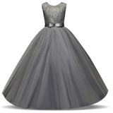 2018 Elegant Teenage Girl Party Dress For Kids Girls Dresses Formal Clothes Wedding Children Clothing Tutu Princess prom Dress