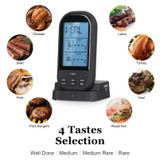 2018 Double Probe Wireless LCD Remote Thermometer For BBQ Grill Meat Kitchen Cooking F23