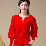 2018 Christmas Fashion Autumn Sweater Women Cashmere Sweaters and Pullovers Knitted Wool Winter Oversized Pullover Woman 60126