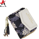 Attra-Yo! 2016 women wallets bag ladies leather purse dollar price wallets high quality purses card holder money bag LS8736ay