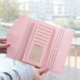 Attra-Yo women wallet leather bag women's wallet luxury brands dollar price credit card small long style purse printing LM4163ay
