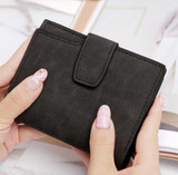 Atrra-Yo women Wallets purse dollar price Zipper Short Clutch Vintage Matte Coin Purse Ladies Wristlet money bag LM4242ay