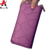 Atrra-Yo 2017 women wallet long wallets dollar price leather purse new Female Zipper Clutch Coin Purse Lady high quality A117ay