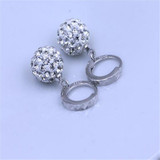 Ataullah New 925 Sterling Silver Drop Earrings Dangle Earrings for Women Anti-allergy Trendy Silver Jewelry Gift Brand EWC017