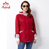 Astrid New 2017 High quitly Trench Coat for Women Plus Size Women's Windbreaker Spring Coat Big Size Womens Trench Coats AS-2800