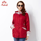 Astrid New 2017 High quitly Trench Coat for Women Plus Size Women's Windbreaker Spring Coat Big Size Womens Trench Coats AS-2800