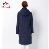 Astrid 2017 High Quitly Trench Coat for Women Plus Size Women's Windbreaker Spring and Autumn Coat Big Size Women Coat AS-2805