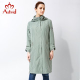 Astrid 2017 High Quitly Trench Coat for Women Plus Size Women's Windbreaker Spring and Autumn Coat Big Size Women Coat AS-2805