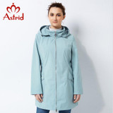 Astrid 2017 High Quitly Trench Coat for Women Plus Size Women's Windbreake Spring and Autumn Coat Big Size coat female AS-2541