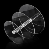 Assemble and Disassemble Round Acrylic 3 &amp; 4 Tier Cupcake Cake Stand For Birthday Wedding Party Cake Shop Home Free Shipping